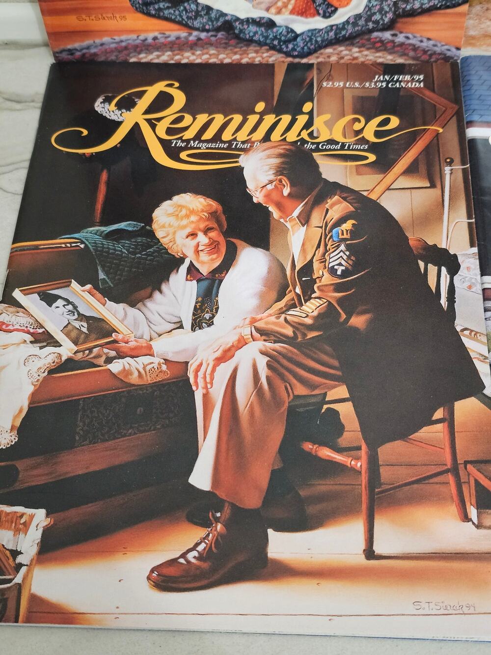 1995 Reminisce Magazine Recipe Cards Jan/Feb March/April July/Aug Nov/Dec Lot 4